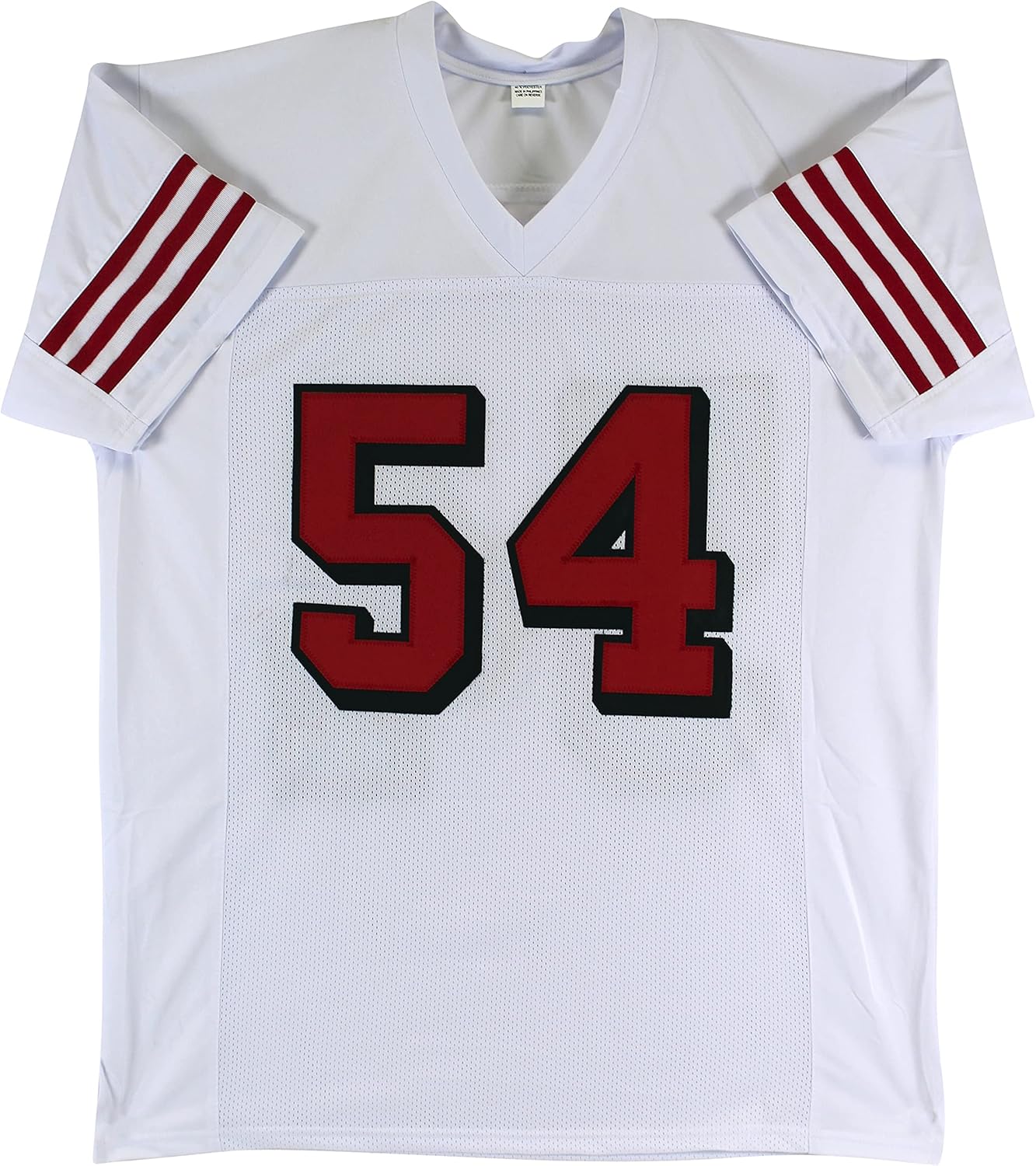 Fred Warner Authentic Signed White Pro Style Jersey w/Dropshadow BAS