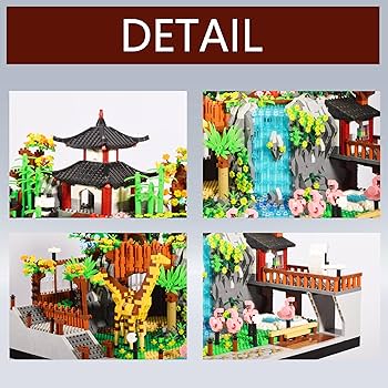 Amazon.com: TEXXXIAN Zoo Micro Mini Bricks Desert Building