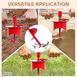Snagle Paw Lock-Cap Dog Tie Out Cable & Stake - 20ft Heavy Duty Cable, 360° Swivel No Tangle Dog Yard Leash & Stake up to 220 lbs - Rust Proof Ground Anchor for Yard, Beach, Camping & Outdoor