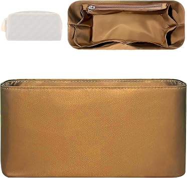 Purse Organizer Insert, Inside Bag Organizer Insert Fit for LV Dopp Kit Handbag Slim Inner Liner Storage Bag Lightweight Bag In Bag Style-02