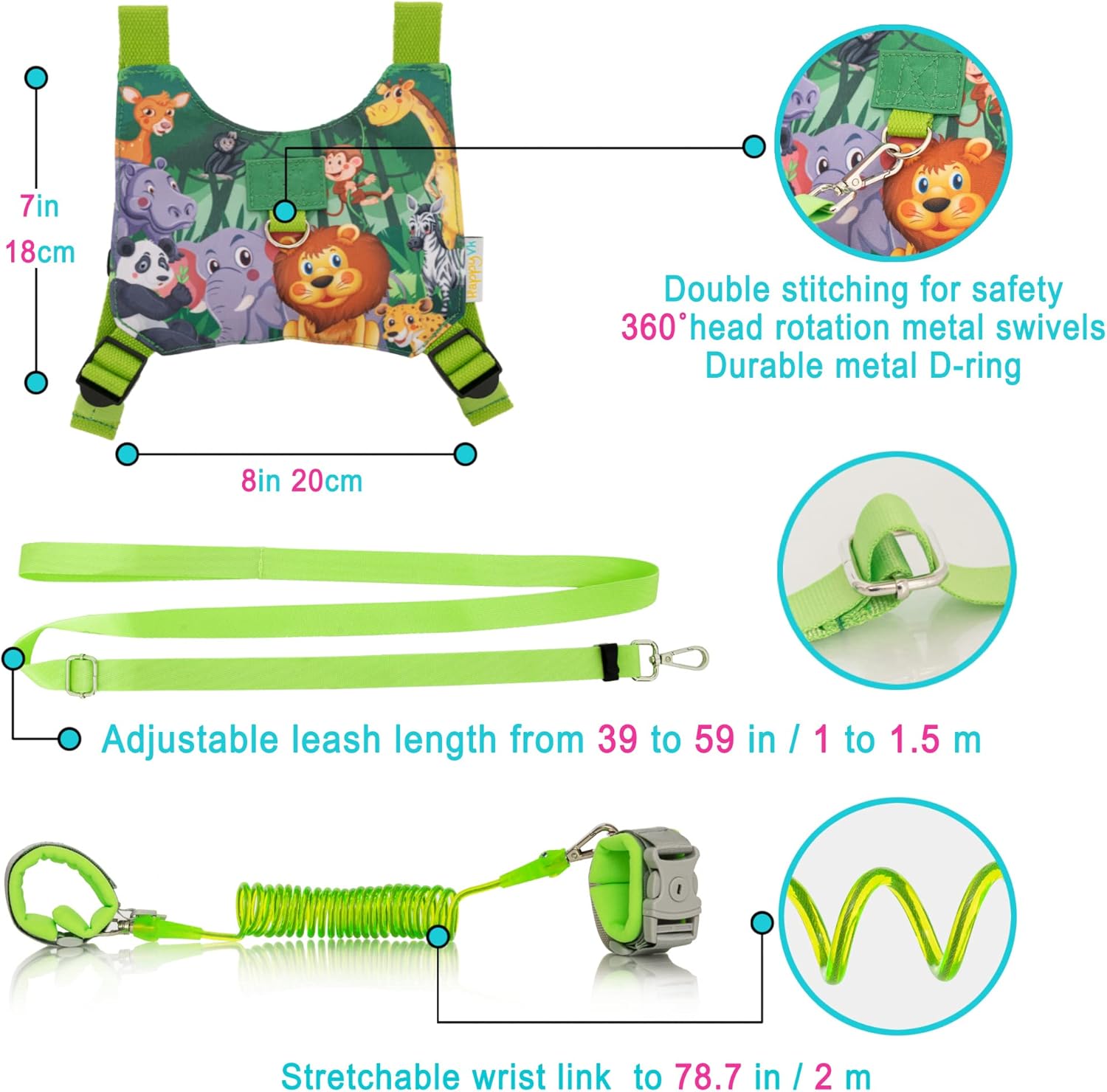 Arnés De Seguridad Antipérdida Para Niños, Correa ... - Grandado