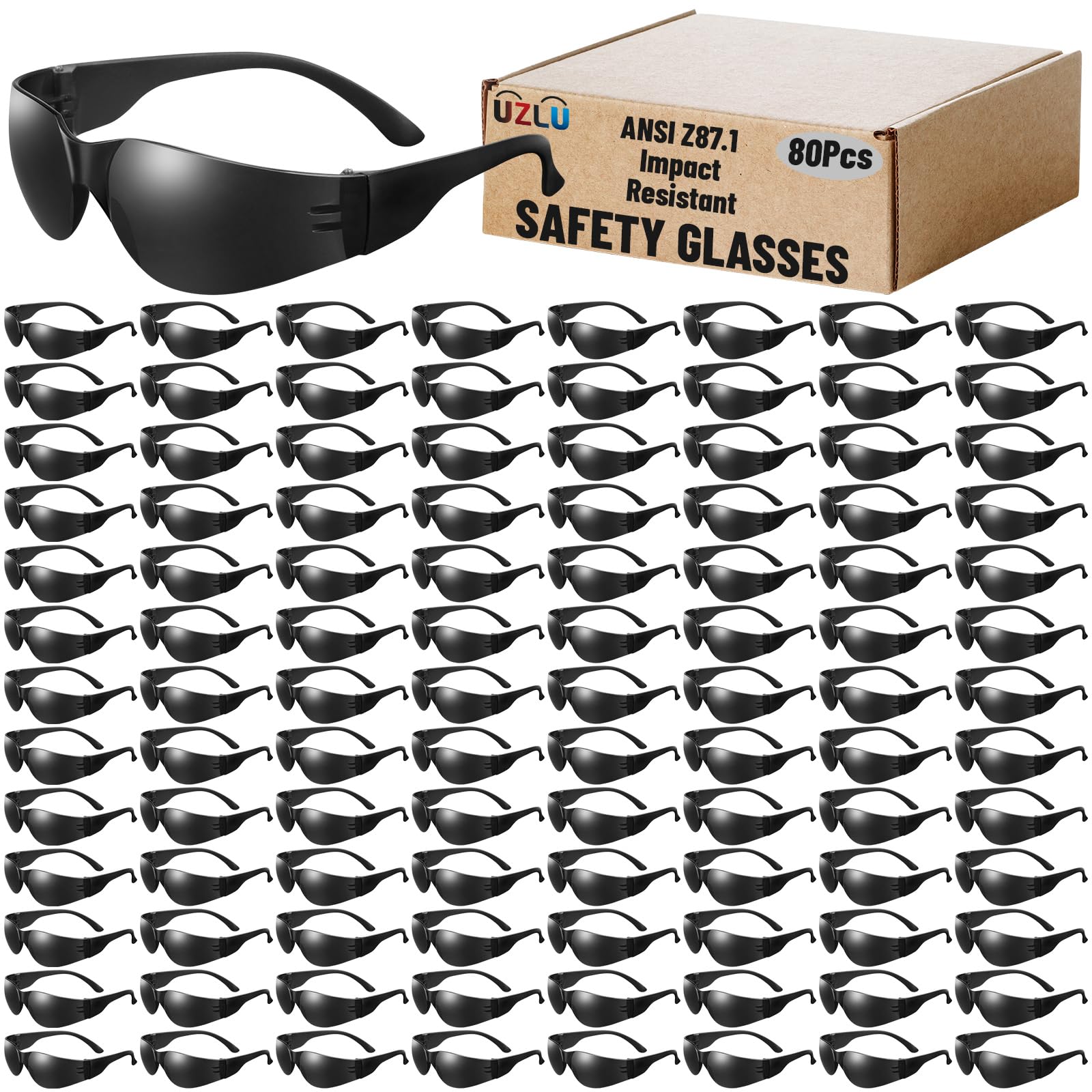 Bulk Safety Glasses - ANSI Z87.1 Protection -9
