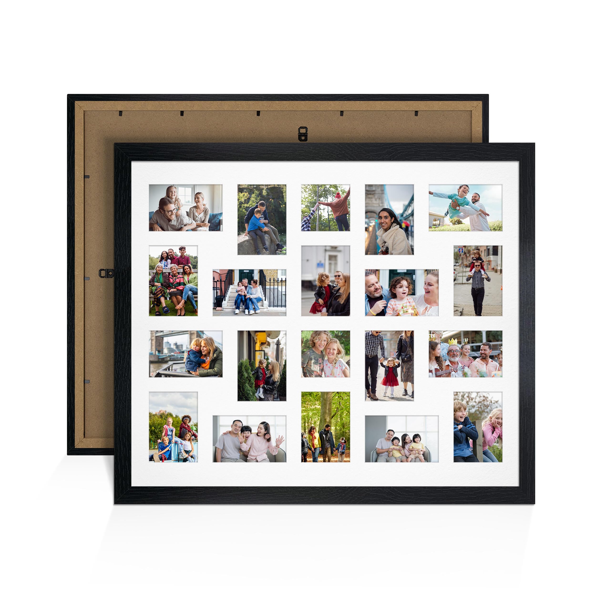 Alison Kingsgate Black 80x70cm Photo frame for multiple pictures โ image 1