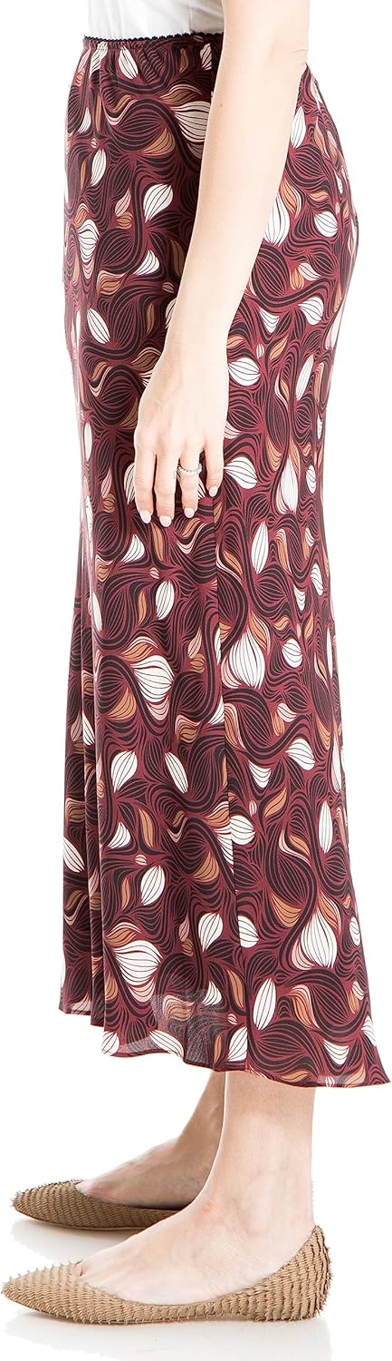 Max Studio Womens Midi Crepe Skirt - Image 4