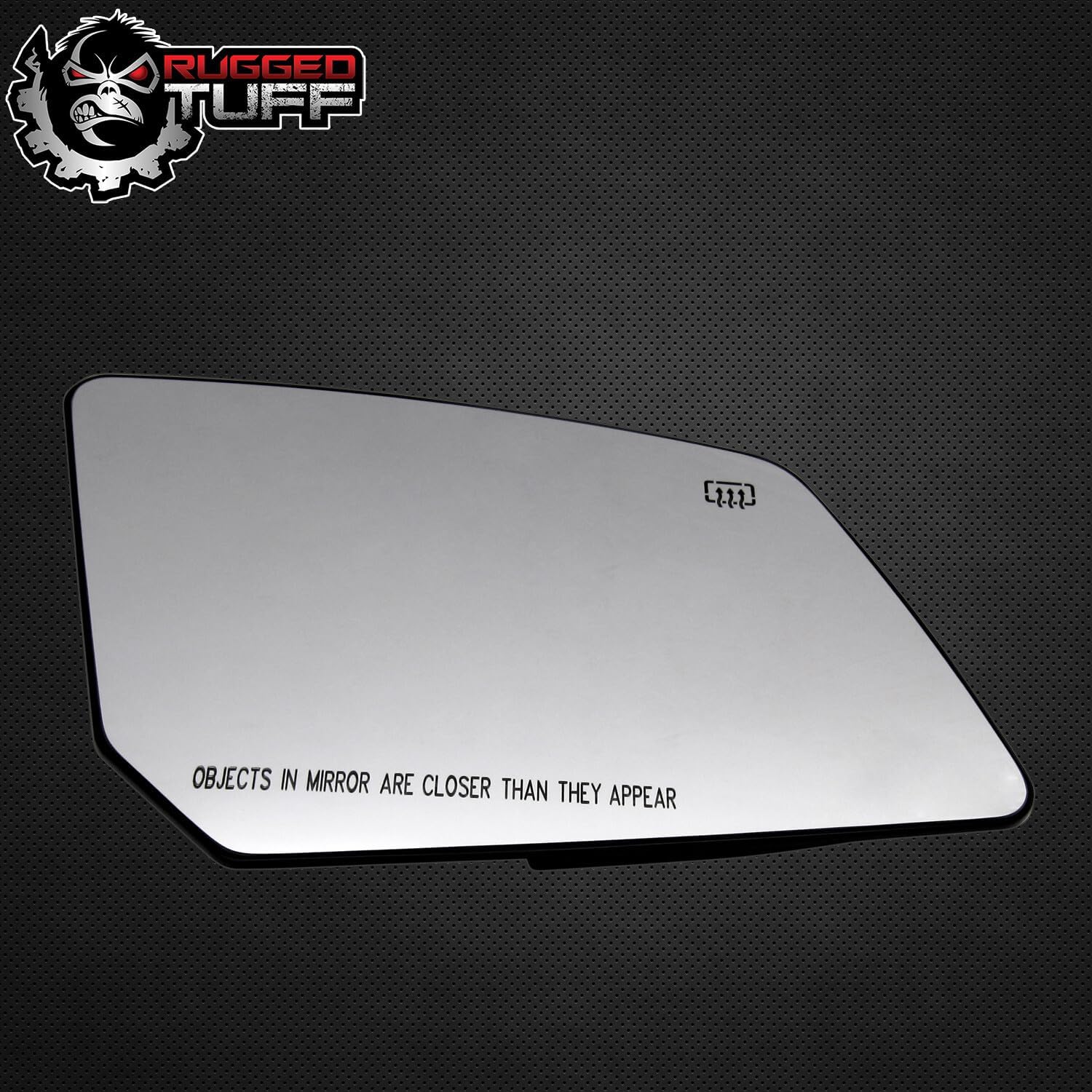 Passenger Side Mirror Glass For 2009-2016 Chevy Traverse, 2007-2017 GMC Acadia, 2007-2010 Saturn Outlook Right Door Mirrors With Back Plate 15951928 GM1324119 Heated