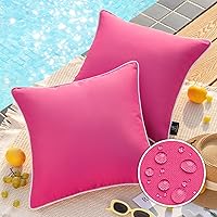 Vista 48 de Phantoscope - Juego de 2 fundas de almohada y cojín cuadradas decorativas, impermeables, para intemperie, sofás, carpas, 18 x 18 pulgadas