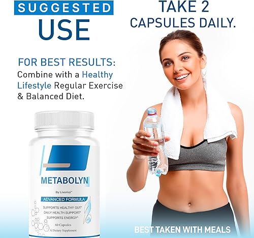 Miniatura 4 de Metabolyn - Cápsulas originales de Metabolyn totalmente naturales de fórmula avanzada suplemento píldoras que apoyan la salud, máxima fuerza,