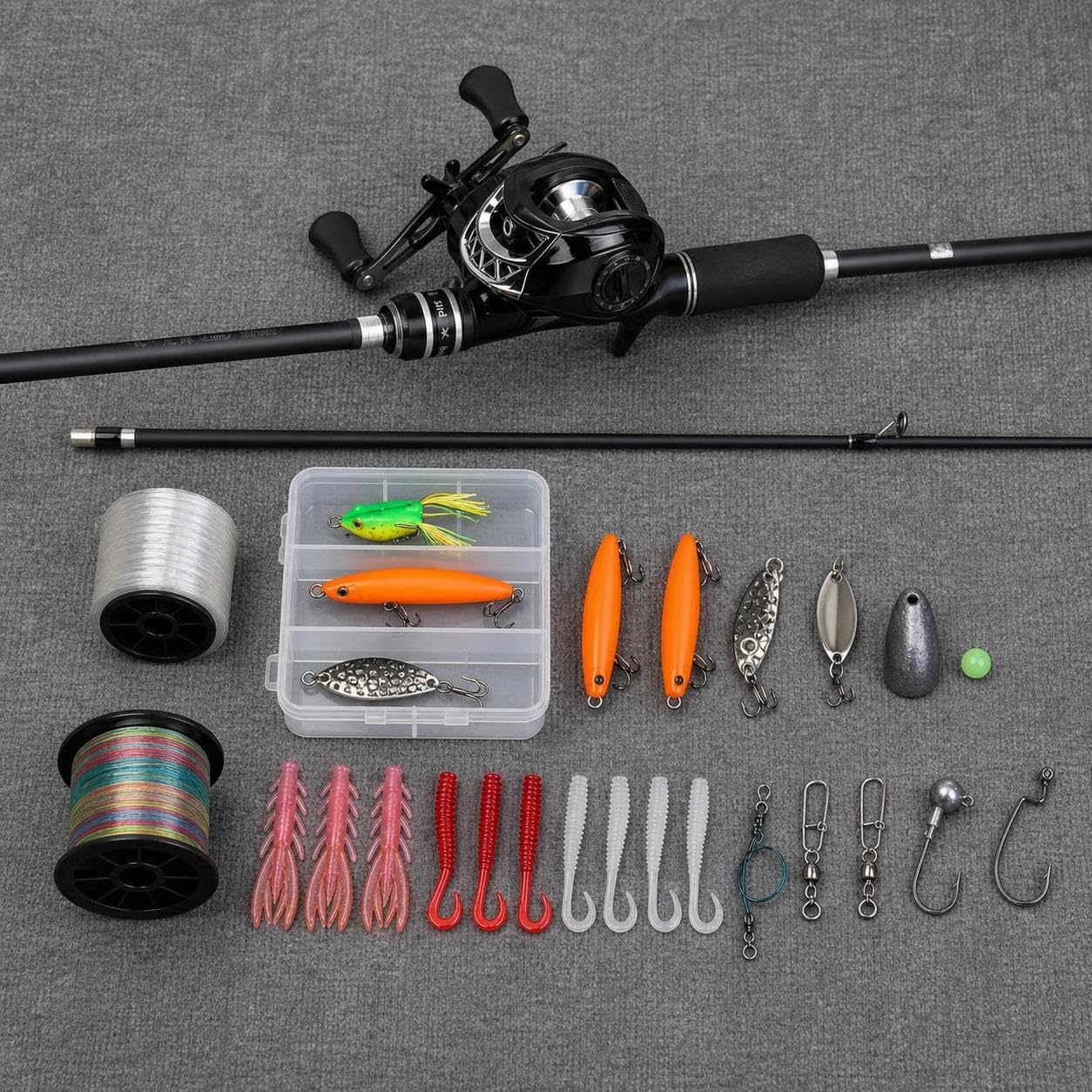 Canna da Pesca per Esche | Anelli guida metallici, Canna Pesca , Pesca in acque salate, Per Pescatori d'acqua salata