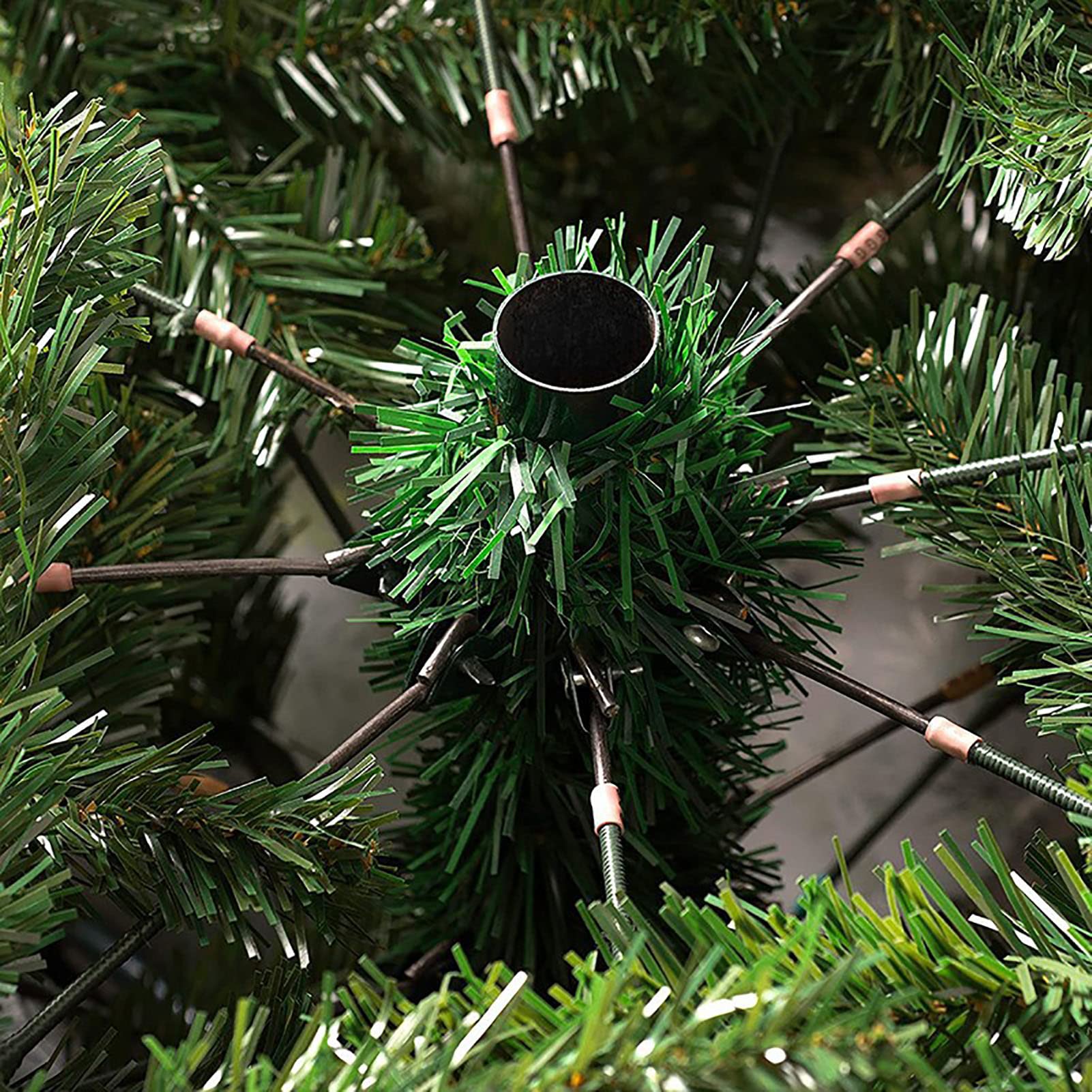 Albero Di Natale Artificiale Maylaviu 1,2 M - Innevato Con Pigne, Rami Incernierati, Base In Metallo