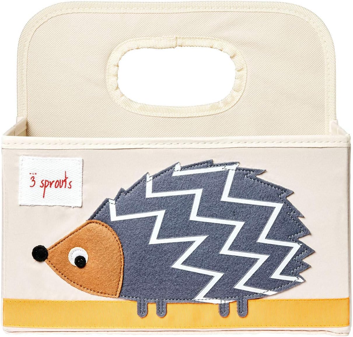 3 Sprouts Baby Diaper Caddy - Organizer Basket for Nursery, HEDGEHOG