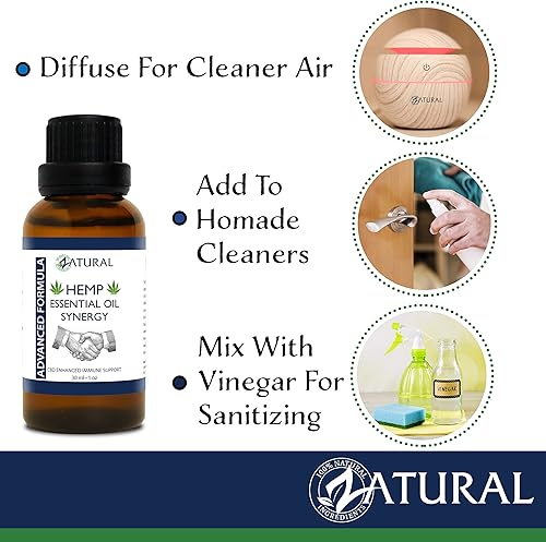 Miniatura 3 de Mezcla de aceites esenciales de cáñamo, aceites esenciales 100% puros sin diluir de Clavo de olor, limón, corteza de canela, menta, eucalipto,