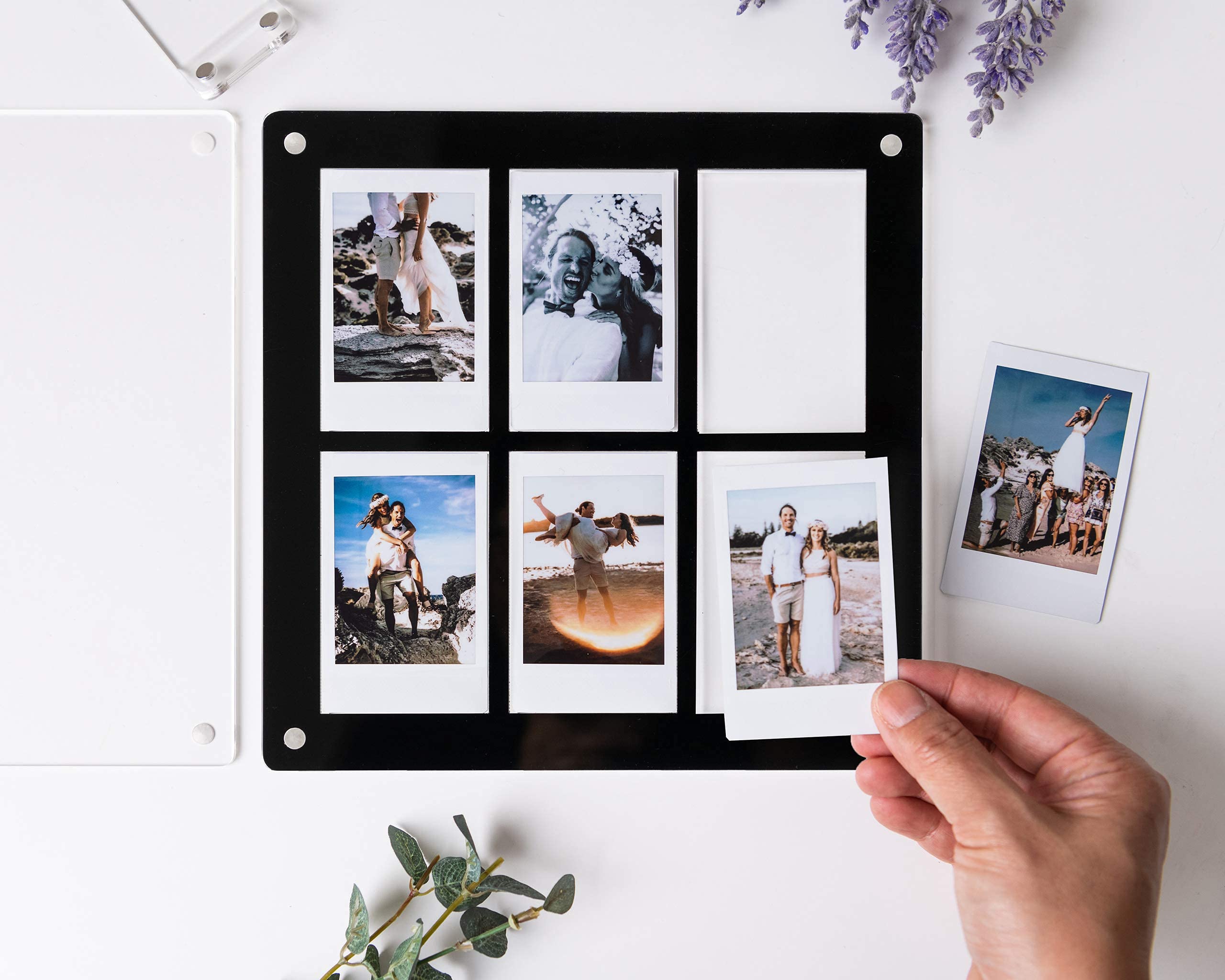 Amazon.com - The Happy Frame Collage Photo Frame, 8x8 - Polaroid