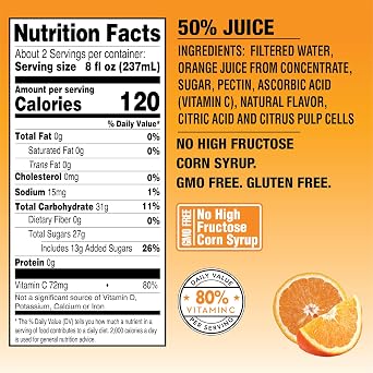 Langers Orange Cocktail, 15.2 Fl Oz (Pack of 12)