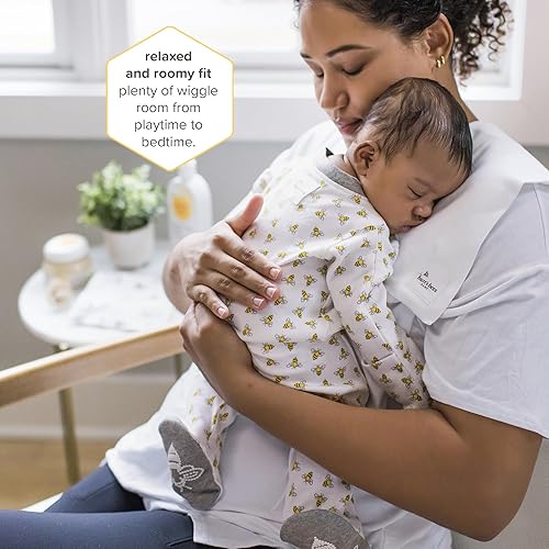 Miniatura 4 de Burts Bees Baby baby-girls Sleep and Play Pjs 100 Organic Cotton One-piece Romper Jumpsuit Zip Front Pajamas