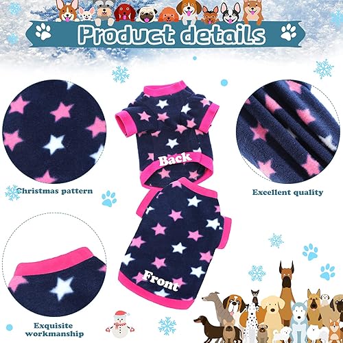 Miniatura 3 de 7 suéteres de forro polar para perro, suéter cálido para perro, sudadera de invierno para perro, trajes de vellón suave para cachorros, trajes para