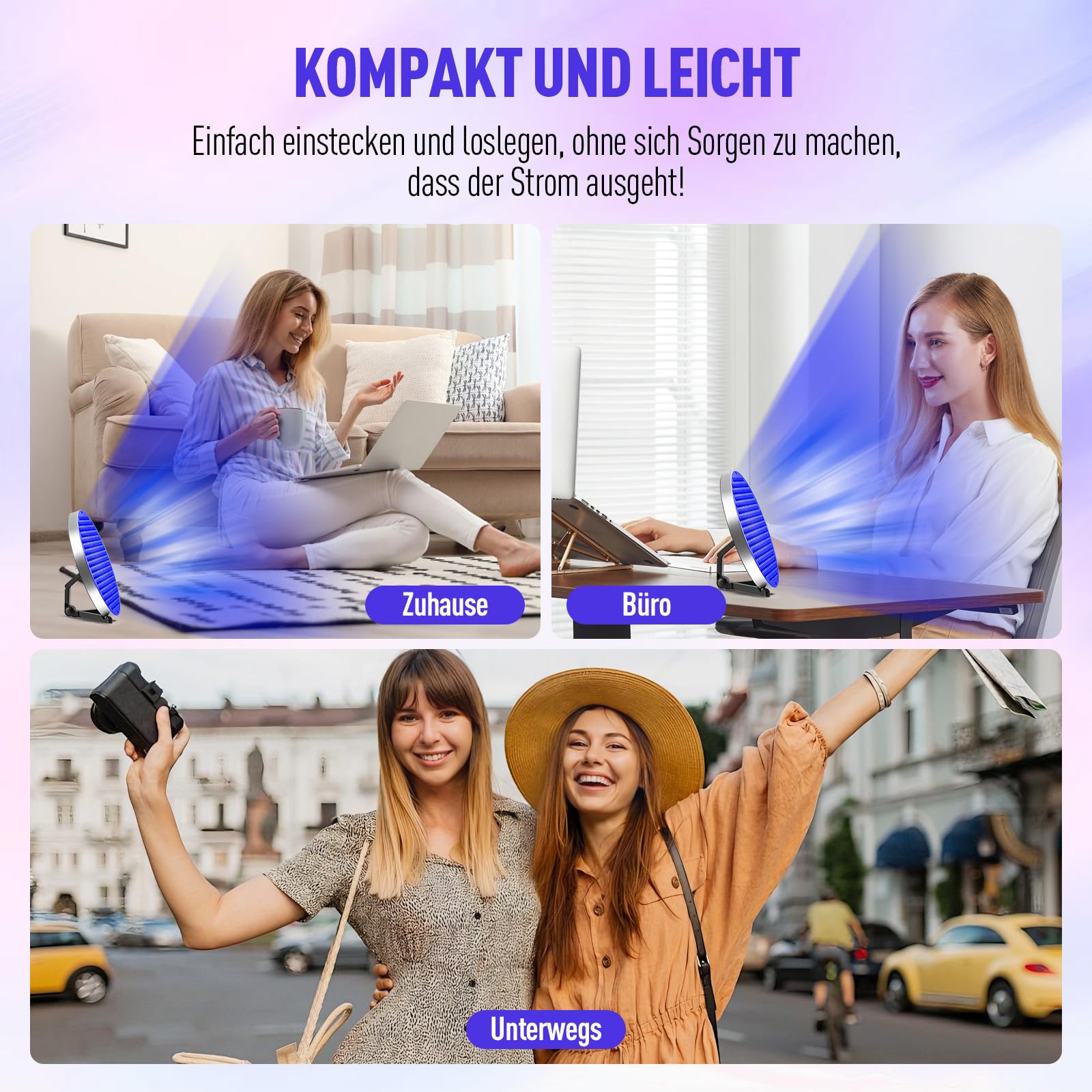 Solarium para el hogar, lámpara de bronceado portátil de 50 W con gafas de sol, lámpara de bronceado con 250 ledes 460 NM, soporte ajustable plegable, lámpara de sol bronceadora facial para cuerpo y