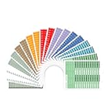 FreedomFiler Assorted Blank File Labels 1/5 Tab, 19-Pack