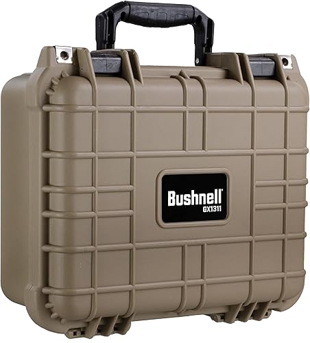 Miniatura 8 de Bushnell Estuche rígido compacto impermeable de 13,37 pulgadas para pistolas, a prueba de golpes y listo para la TSA