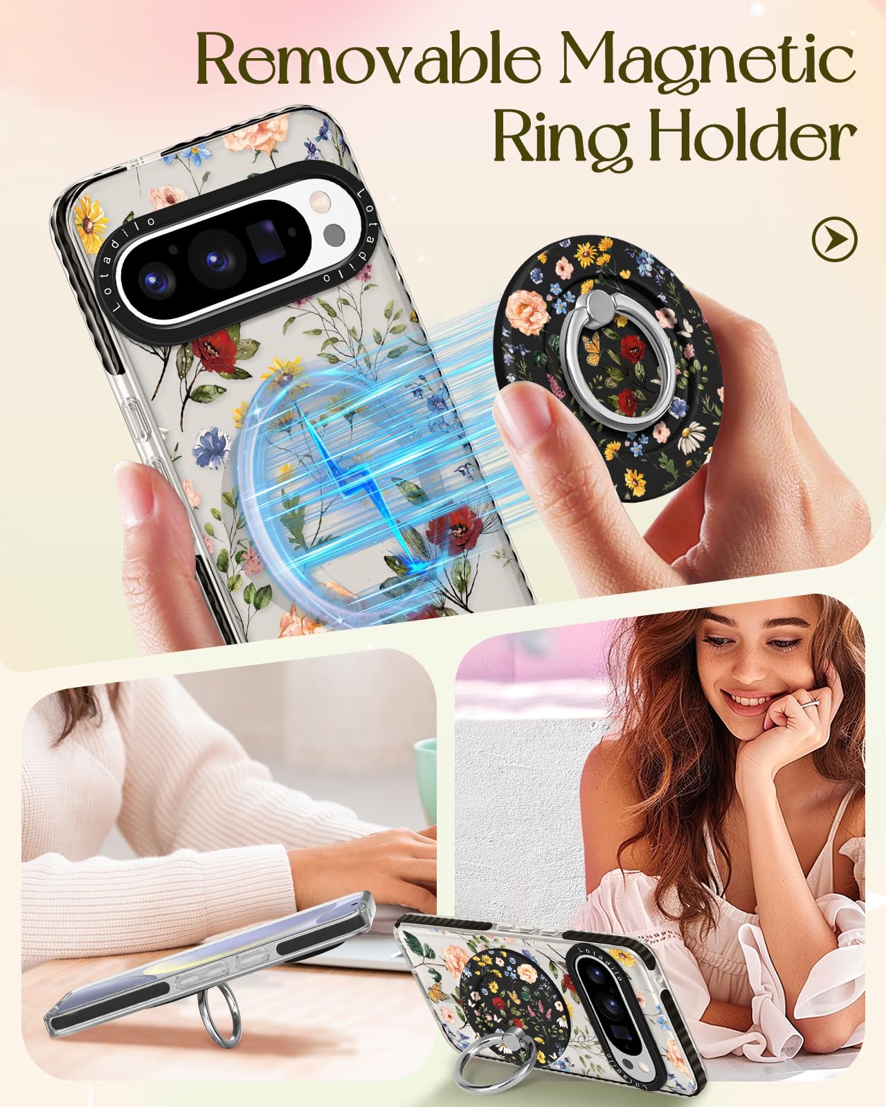 Funermei For Pixel 9 Pro XL Case - Women Girls Cute