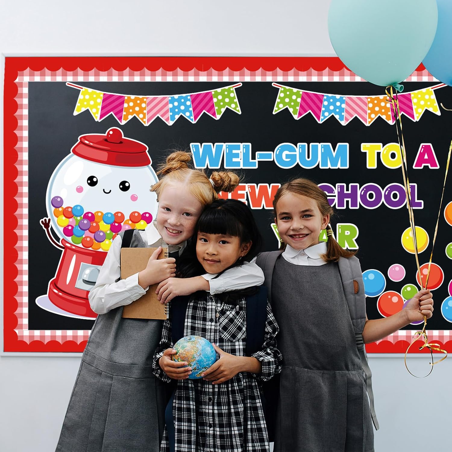 Welcome Back to School Bulletin Board, Gumball Classroom Decor image 5