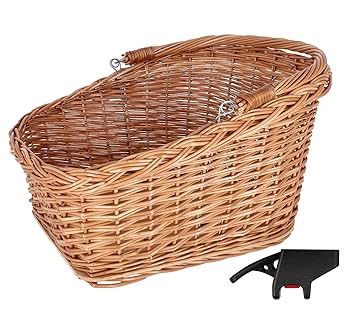 Amazon | ラタンバスケットGT | KlickFix | バスケット(カゴ)