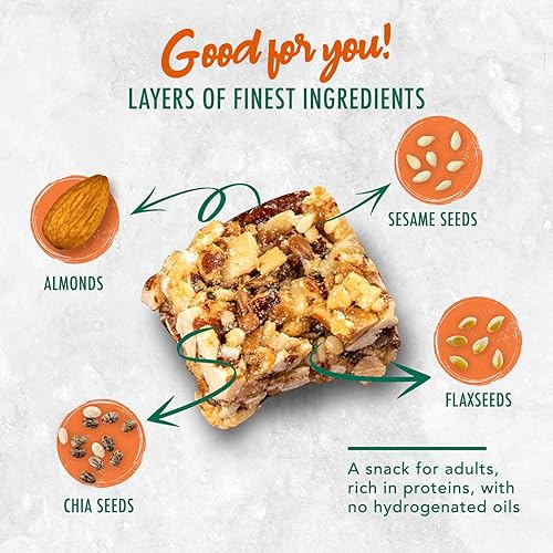 Miniatura 10 de Melissa's Clean Snax con chía y linaza, bocadillos envasados sin gluten, todos naturales, sabores no artificiales añadidos, aperitivos crujientes