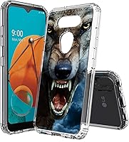 Vista 18 de Beyond Cell Compatible con LG Aristo 5, funda transparente impresa, a prueba de golpes, arañazos, compatible con LG Phoenix 5/Fortune 3/Tribute