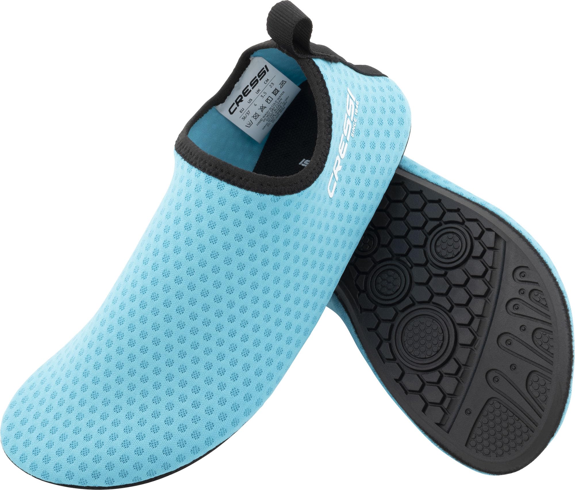 CRESSI dal 1946 - Tropea Aqua Shoes - Innovativi Calzini per Protezione, Libertà di Movimento e Versatilità Totale in Acqua, Nati per Uso Piscina ma Perfetti anche al Mare
