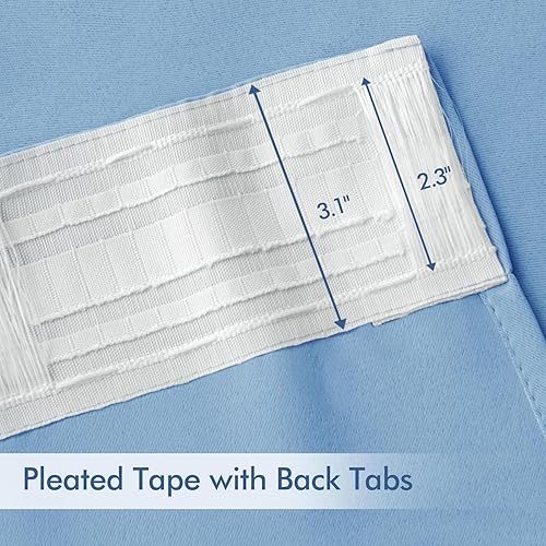 Miniatura 236 de MIULEE Cortinas Opacas de Pestaña Trasera Verde Salvia de 84 Pulgadas de Largo, Juego de 2 Paneles para Sala de Estar y Dormitorio, Privacidad