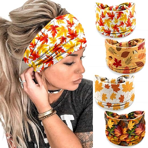Autumn Fashion Trends: Cozy and Chic Styles to Try This Fall - 81FuWCc4FgL. SS520 - Sale is Live - 2026 4Pcs Fall Headbands for Women - Thanksgiving Day Turkey Leaves Holiday Hair Bands, Autumn Festive Gift Hair Accessories (Maple)