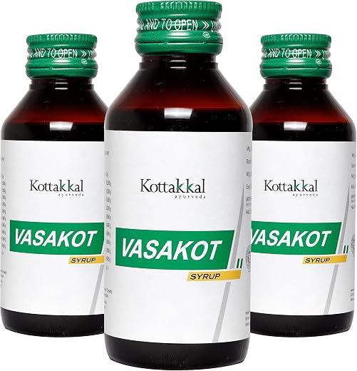 Kottakkal ayurveda® Vasakot Syrup - 100 ml, Helps to Improve Health Naturally - Pack of 3