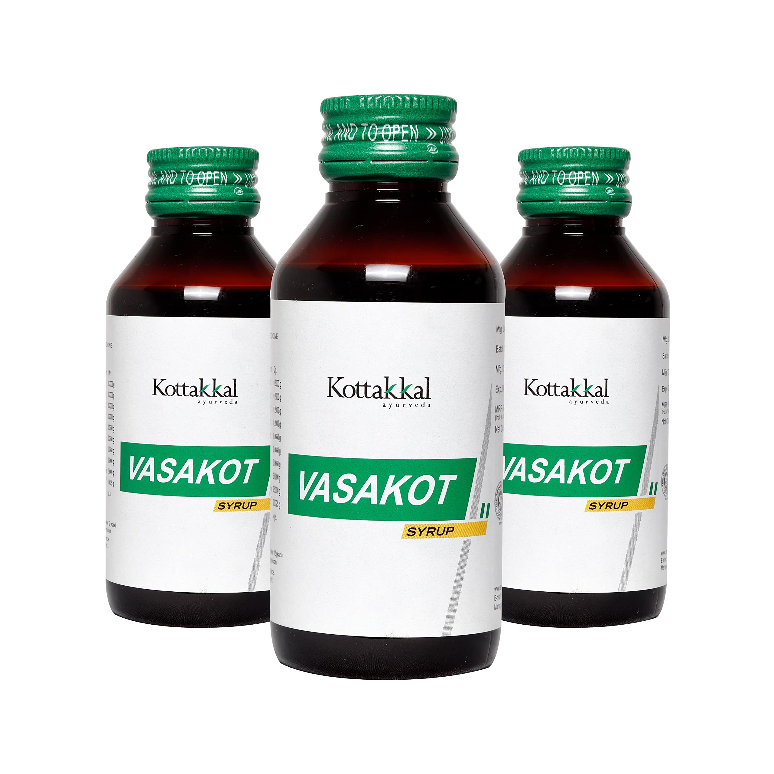 Kottakkal ayurveda® Vasakot Syrup - 100 ml, Helps to Improve Health Naturally - Pack of 3 (B0B15DFKB1) Amazon Price History, Amazon Price Tracker