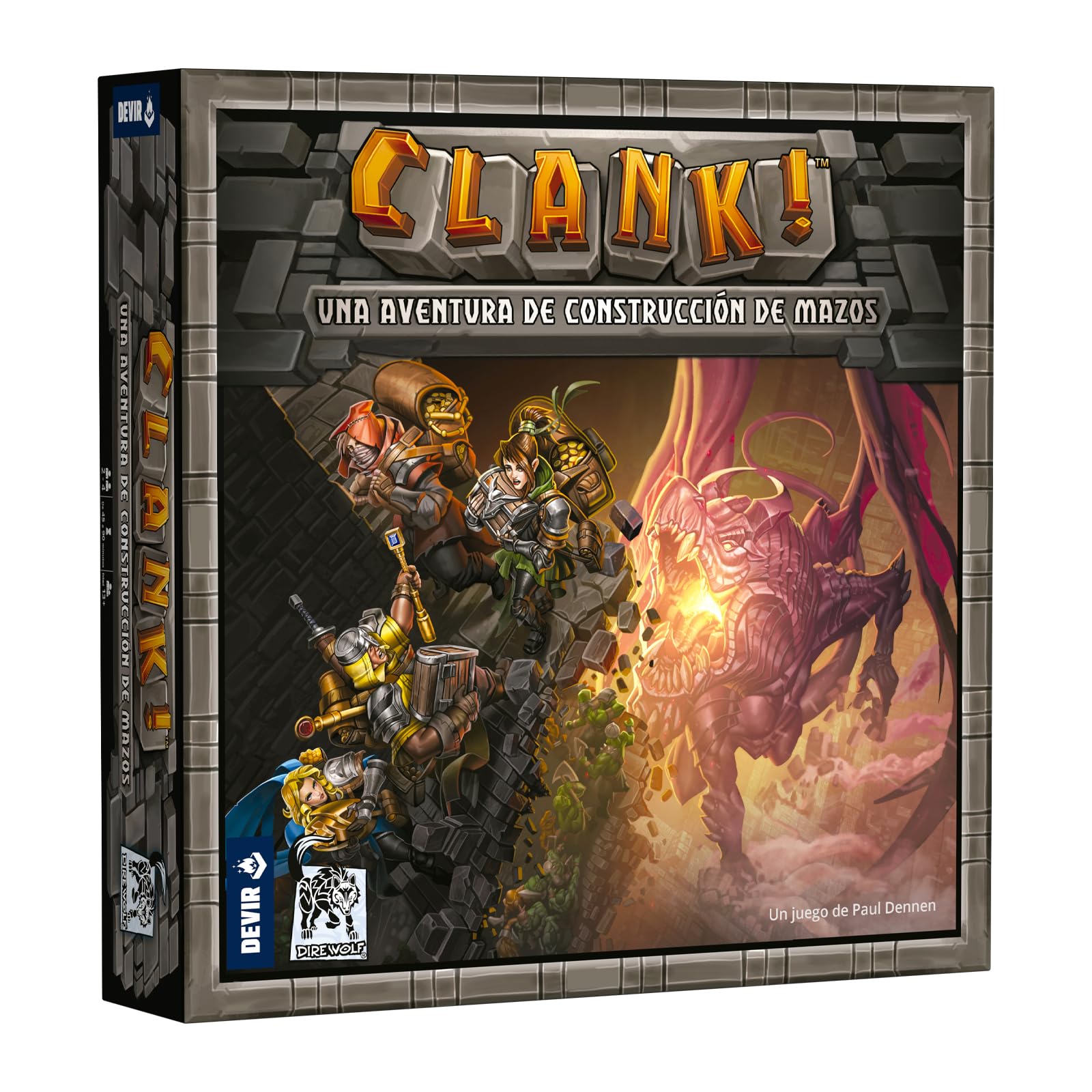 Devir Clank wielokolorowa gra planszowa fantasy dla 4 graczy w wieku 12+