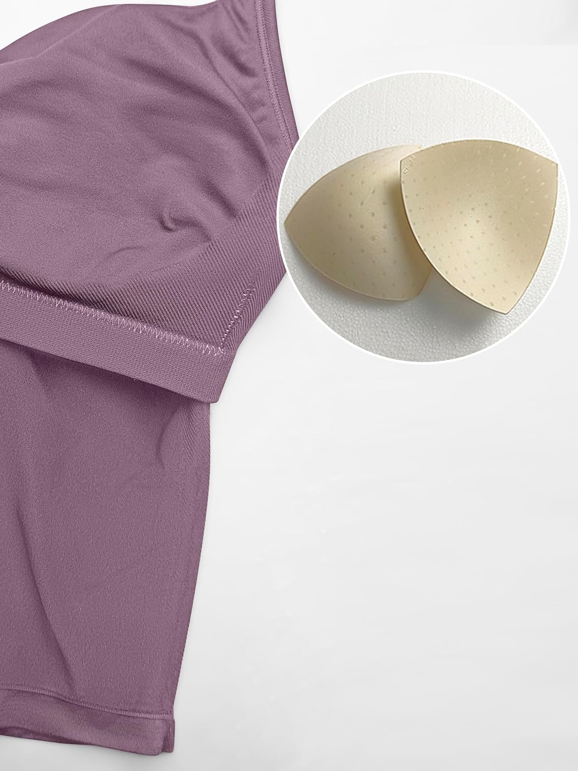 OQQ Women’s Longline Strappy Sports Bra Workout Top with Built-in Bra Soft Stretch Gym Top 2 Pack - Image 6