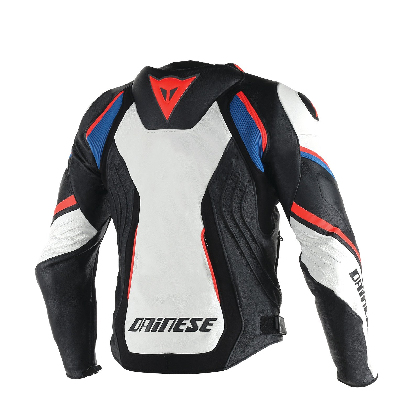 ◆DAINESE レザージャケット SUPER SPEED D1　445 Dainese-SUPER SPEED D1 LEATHER Jacket, White/Black/Fluo-Red, Size
