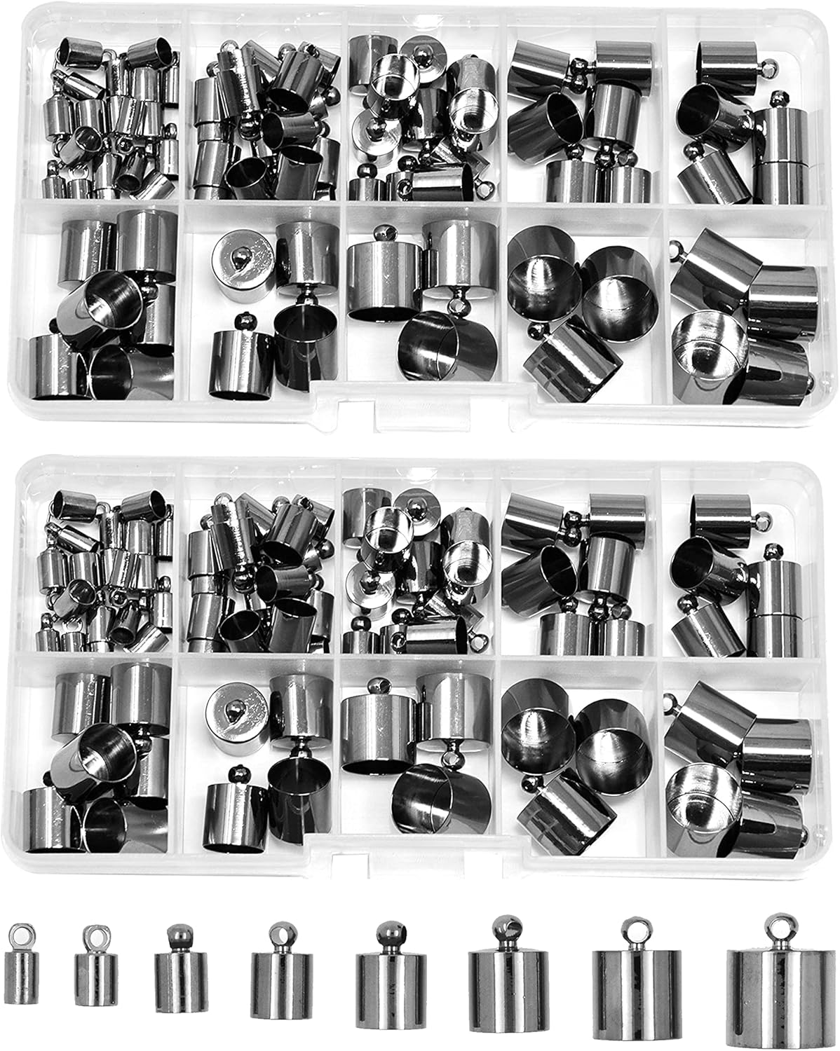 Cord End Cap for Jewelry Making, Kumihimo End Cap Finding