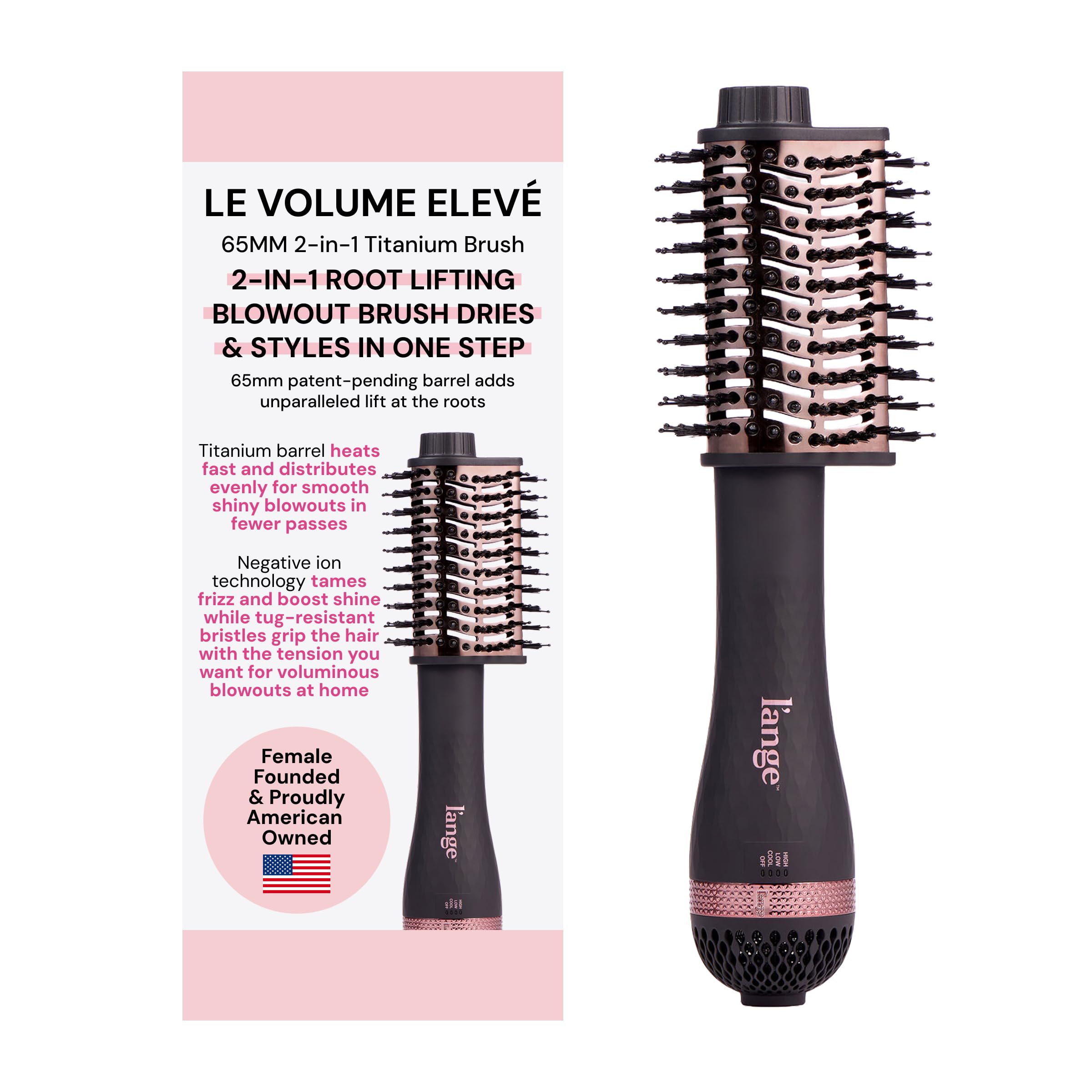 L'ange Le Vise Volumizing Hot Air Brush