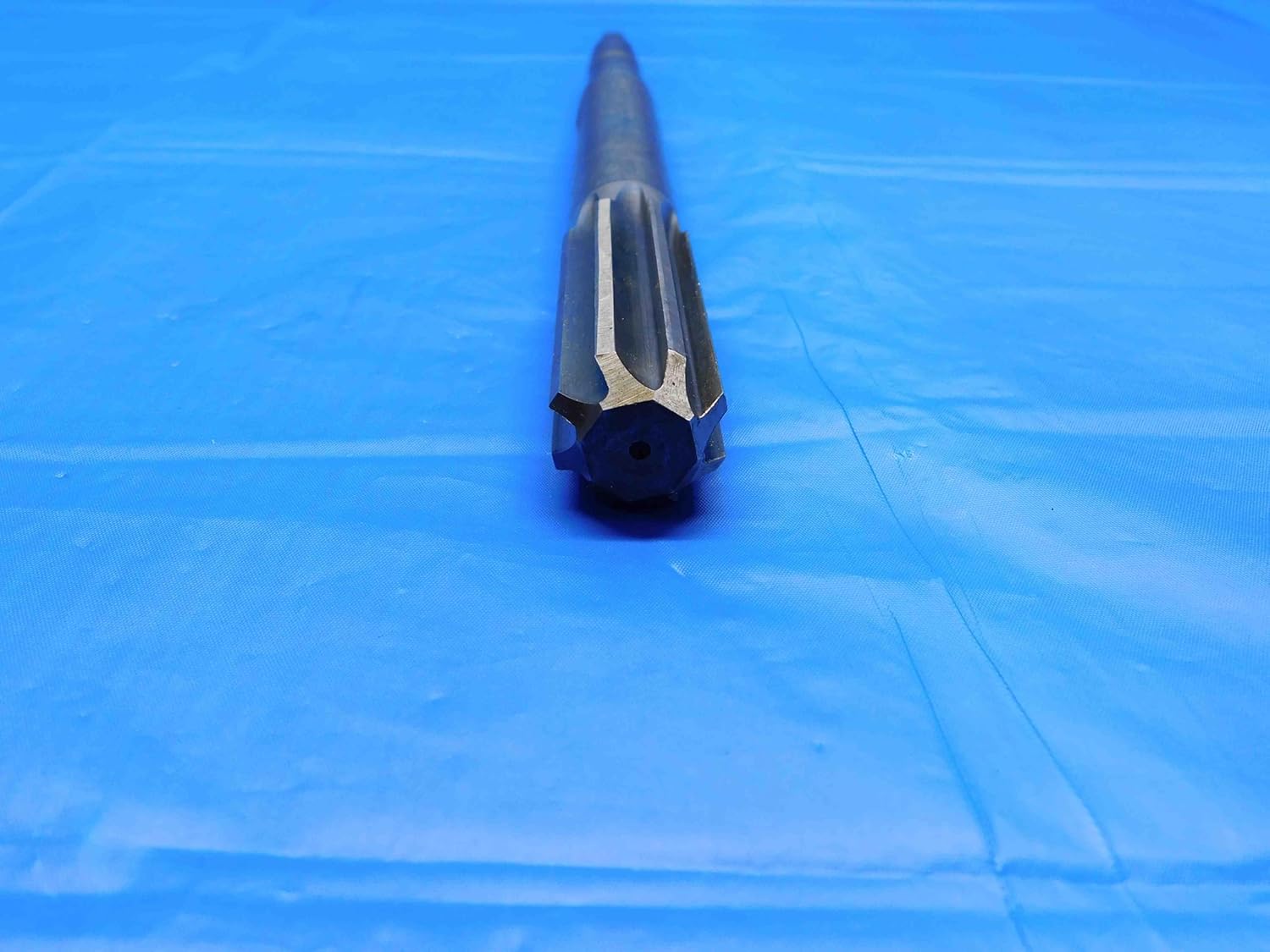 AMPCO 0.8737 OD HSS Reamer MT2 Shank 8 FL .8737 7/8 .8750 -.0013 Undersize - BS0426CF2