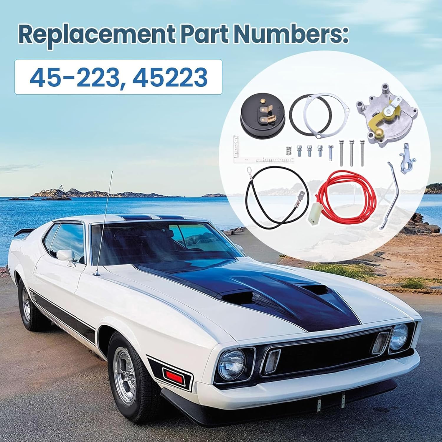 45223 Electric Choke Conversion Automating Choke Function for Cold Weather Engine Starts and Reduced Stalling Smooth Cold Start Ignition