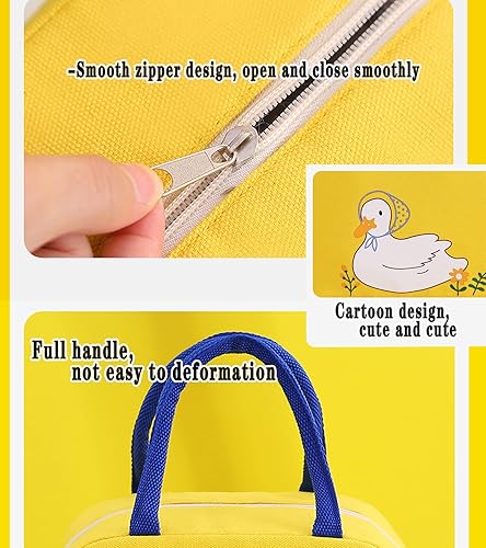 Miniatura 5 de UNMODA Lonchera Kawaii para niñas, lonchera aislada, lindas bolsas de almuerzo para mujeres, lonchera aislada para niños