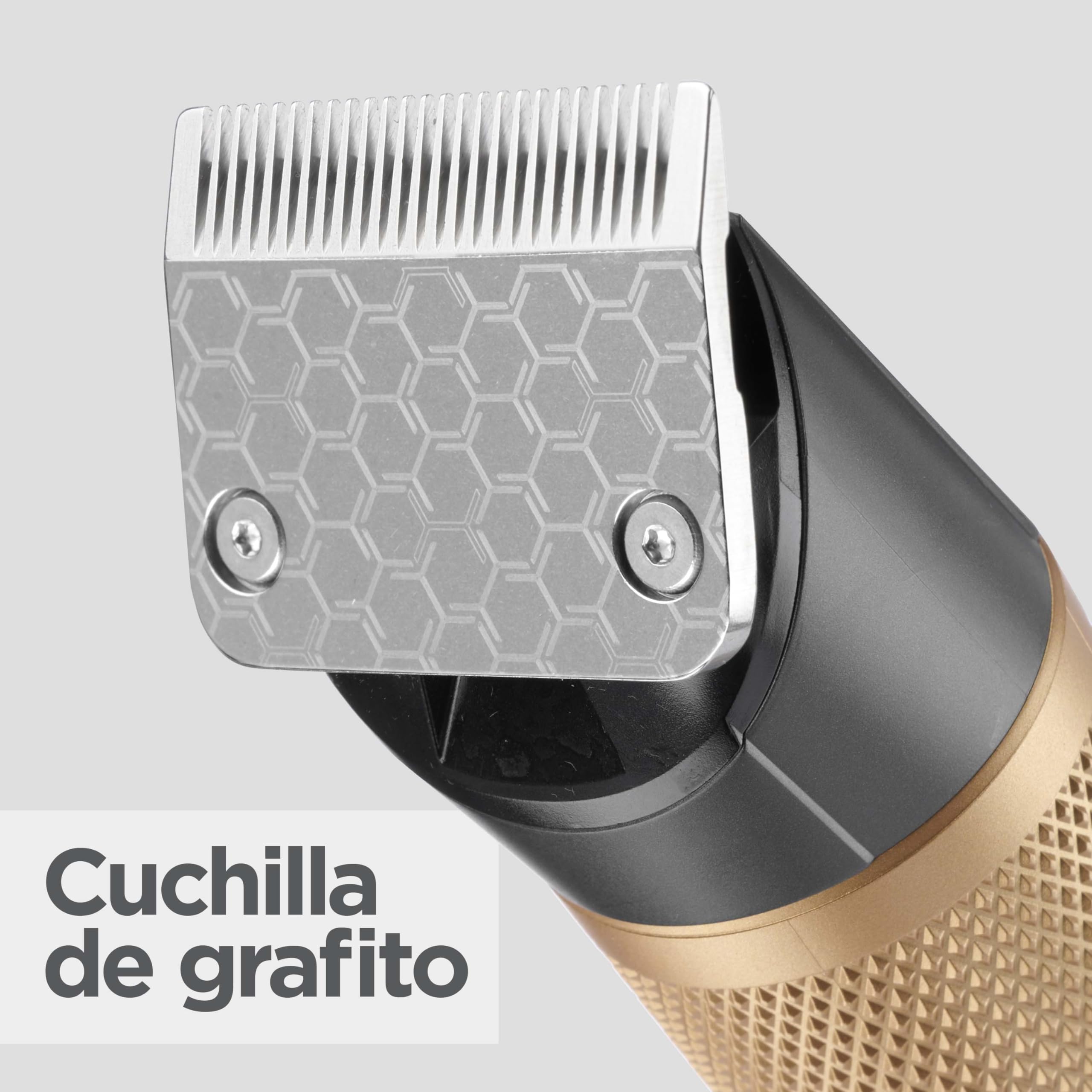 BaByliss E987E Cortapelos Inalámbrico Graphite Precision, carga rápida, tecnología de iones de litio, cuchilla de grafito, cortes fáciles y rápidos