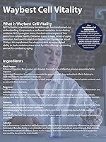 Vista 2 de Waybest - Suplemento de bienestar antienvejecimiento activador de vitalidad celular NRF2, 60 cápsulas de Waybest, 5 ingredientes fitonutrientes