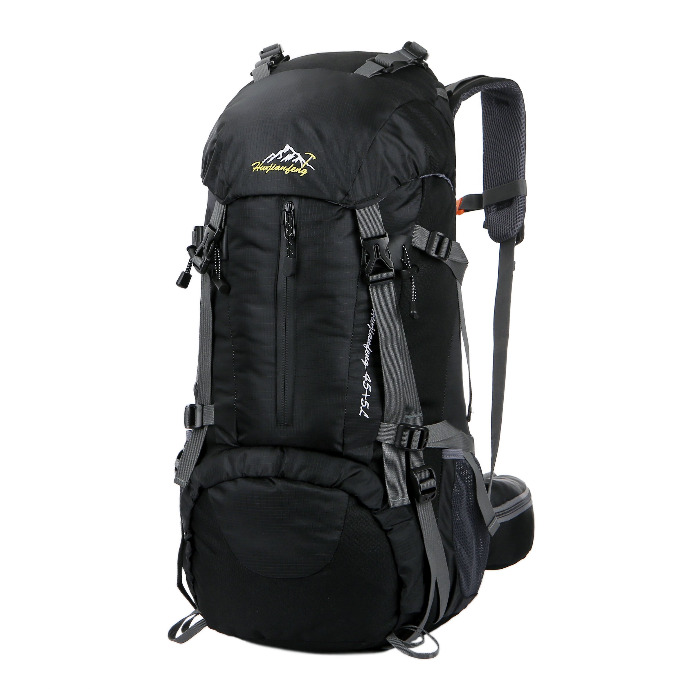 WoneNice 50L(45+5) Waterproof Hiking Backpack - Outdoor Sport Daypack with Rain Cover