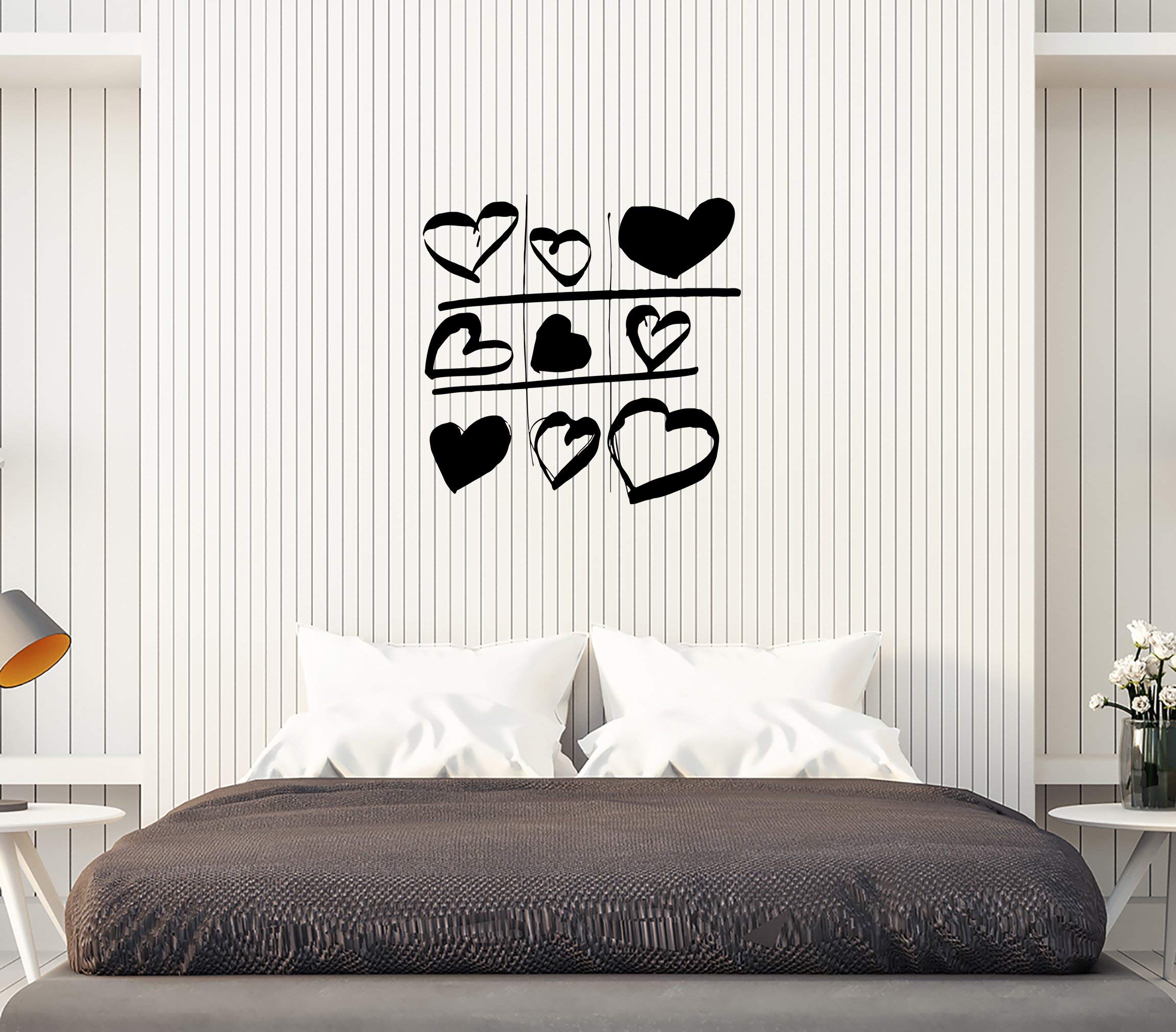 Amazon.com: DesignToRefine Wall Decal Game Tic-Tac-Toe Love Heart