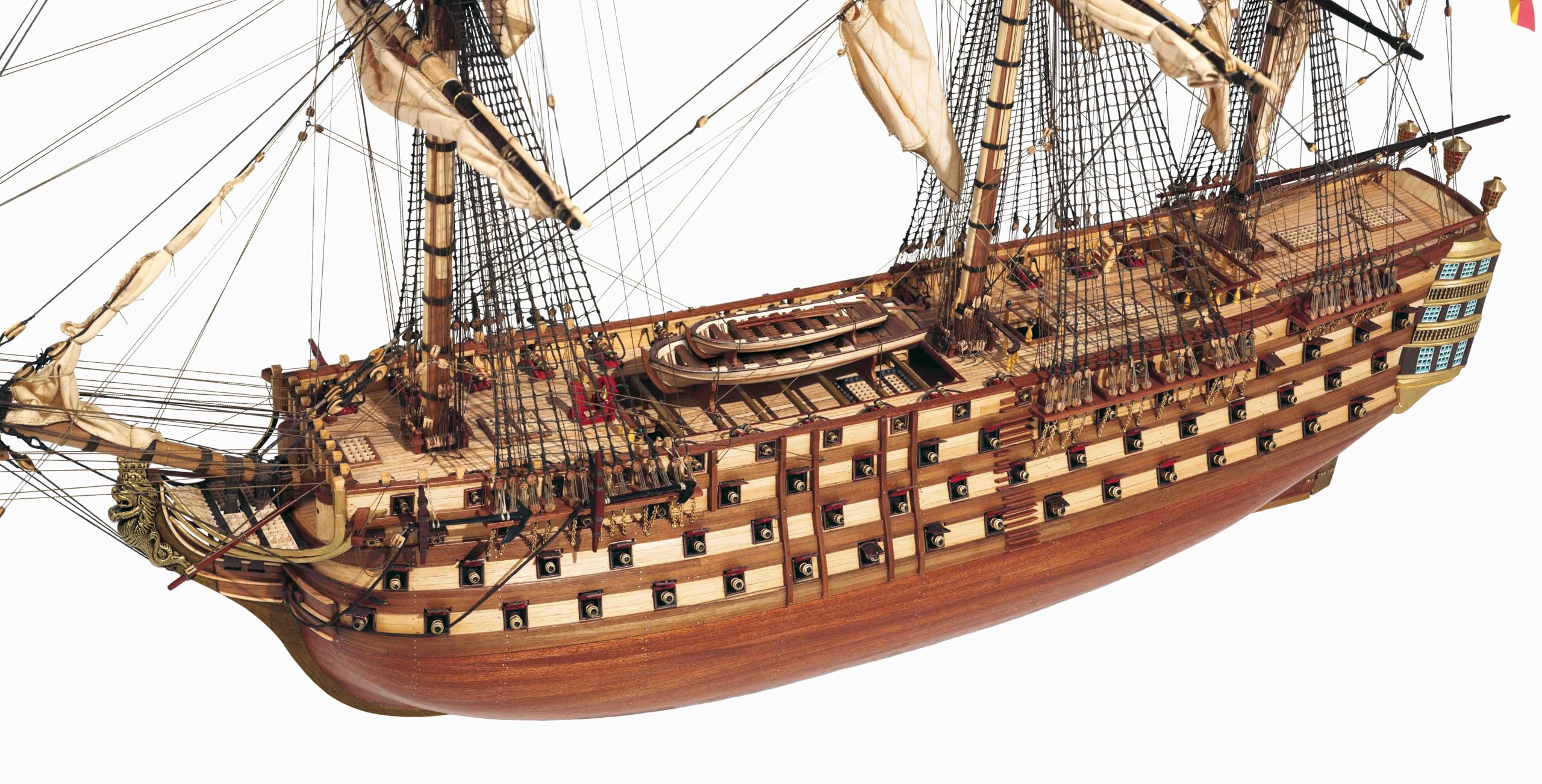 Amazon.com: EarthMark Santisima Trinidad 1:90 Scale Wood and Metal