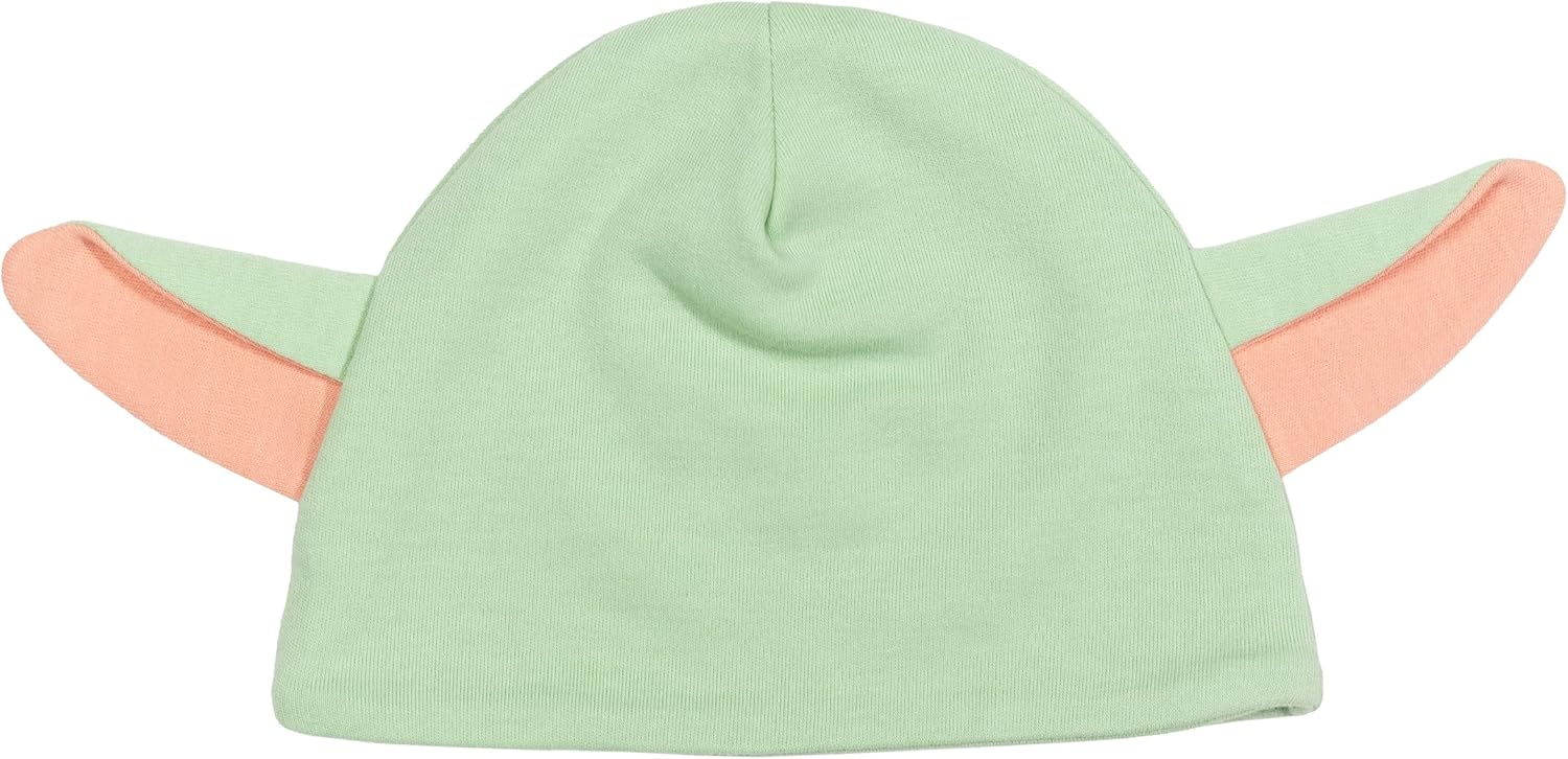 STAR WARS The Child Cosplay Baby Cosplay Sleeper Gown and Hat Newborn to Infant - Image 6