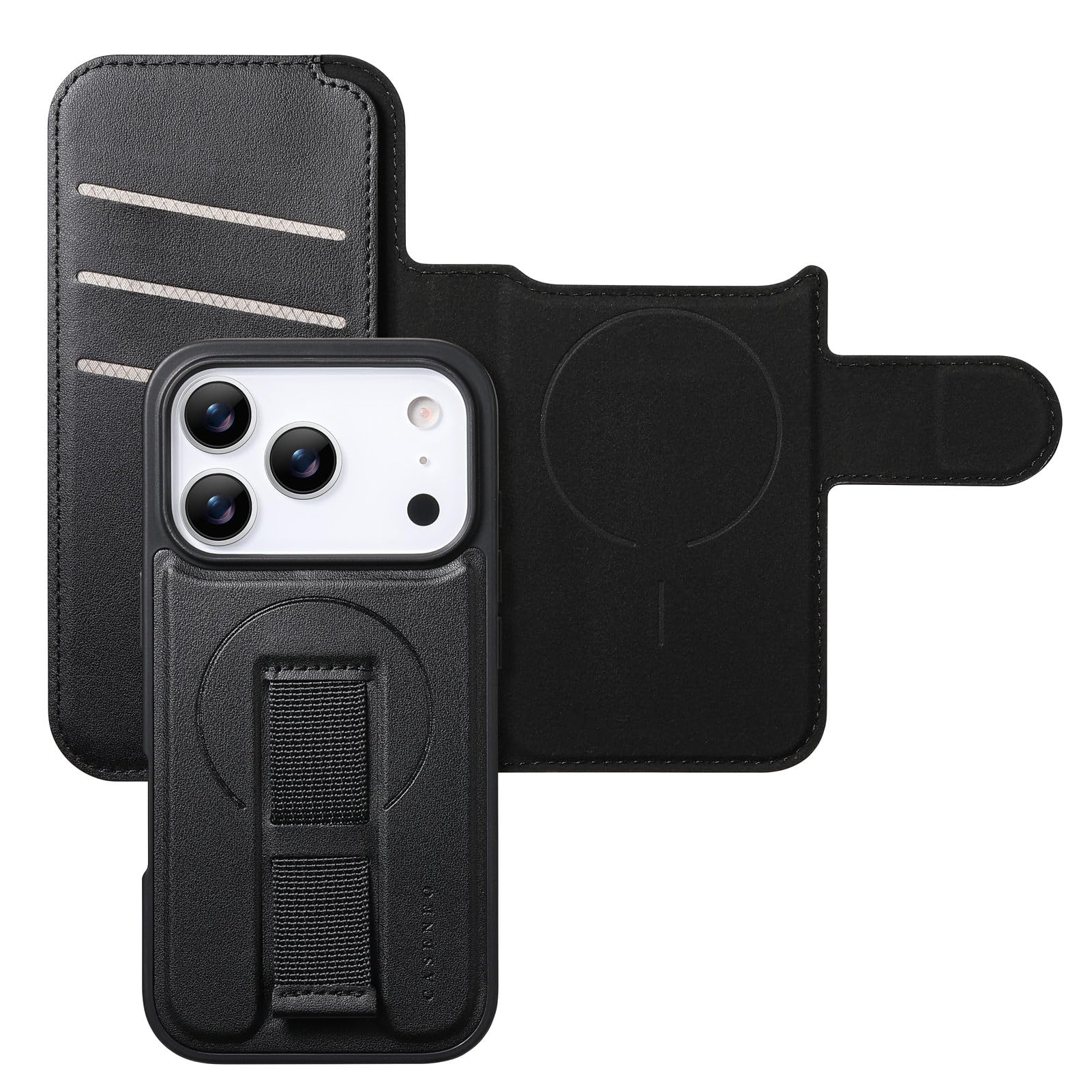 Étui Apple iPhone 17 Pro Max en noir mat avec finitions premium