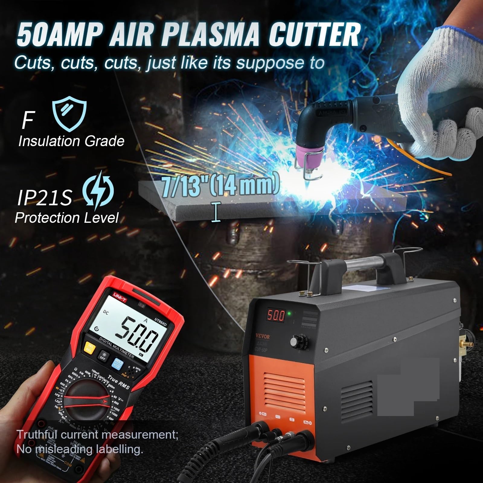 Przecinarka plazmowa CNC Przecinarka plazmowa 50Amp bezdotykowa maszyna do cięcia łukowego powietrzem 110 220 podwójne napięcie AC IGBT miedzi ze stali nierdzewnej