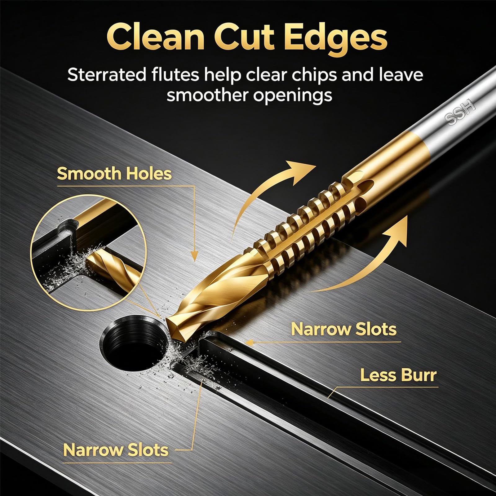 High-Speed Steel Drill Bit Set - 6 Pcs -5