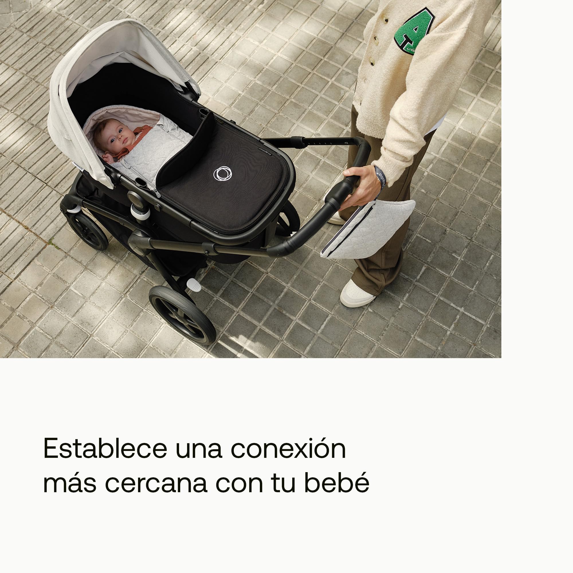 Bugaboo Adaptador de altura para el Carrito Fox 5, eleva 10 cm el capazo de tu recién nacido para una conexión más cercana con tu bebé, práctico accesorio para carrito compatible con sillas de coche